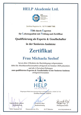 Zertifikat HELP-Akademie 01